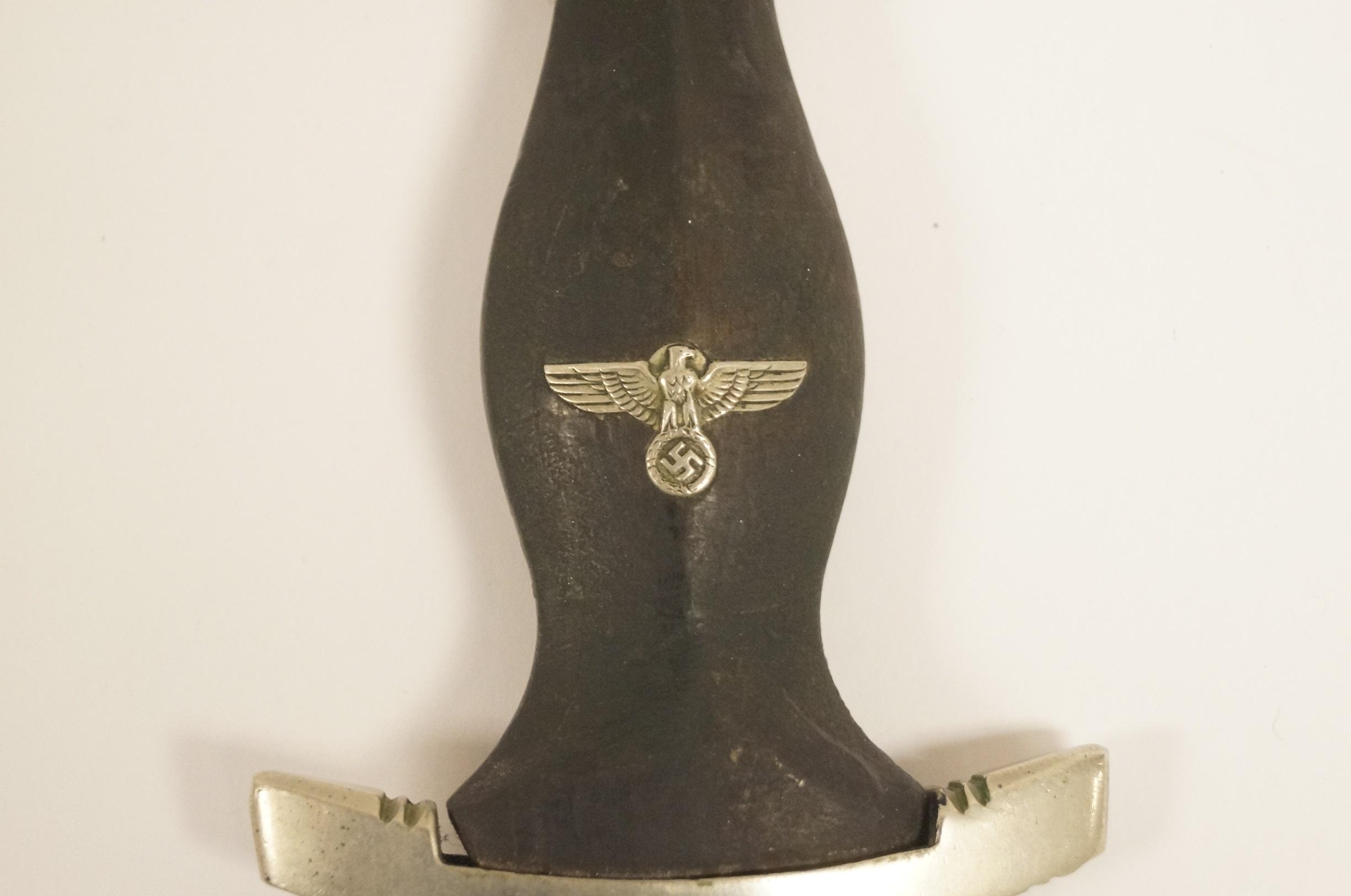 German Nazi SS Dagger w/ Scabbard & Hanger