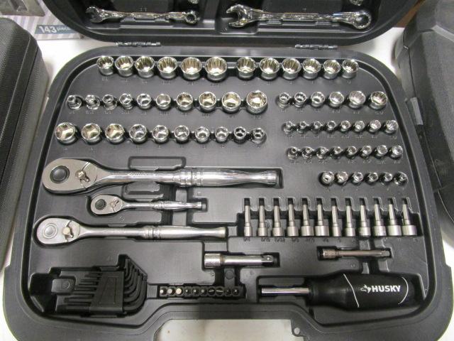 Husky 134pc. 1/4", 3/8", and 1/2" Drive Mechanic Tool Set