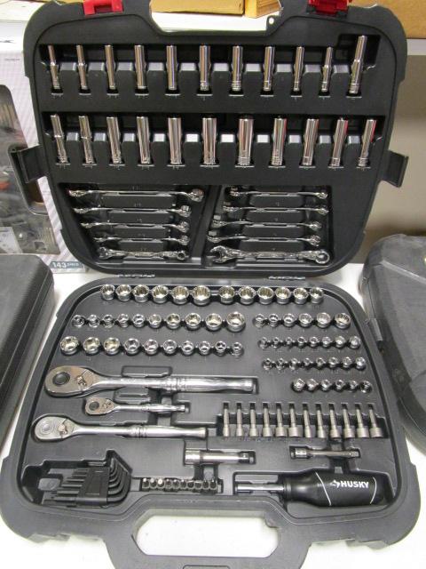 Husky 134pc. 1/4", 3/8", and 1/2" Drive Mechanic Tool Set