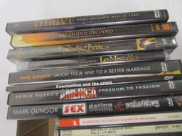 Music CD's and DVD Movies