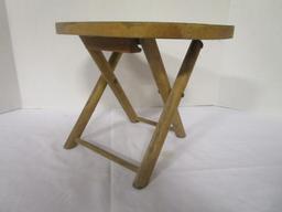 Vintage Wood Nevco Fold N' Carry Stool