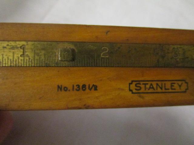 Vintage Stanley No. 136 1/2 Gauge and Decorative Chair in a Bottle