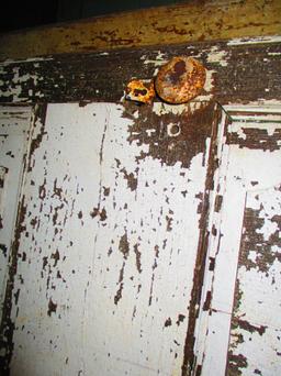 Three Vintage Wood Paneled Doors