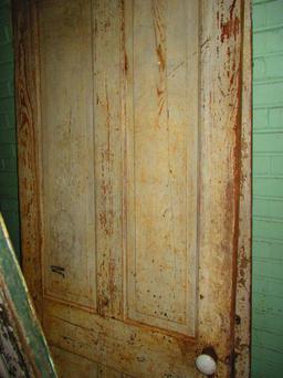 Three Vintage Wood Paneled Doors