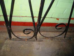 Black Wrought Iron Scrolled Wall Bracket