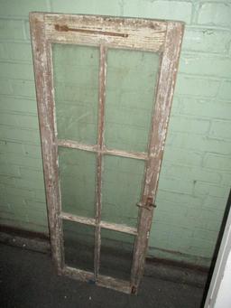 Pair of Vintage Window Panes