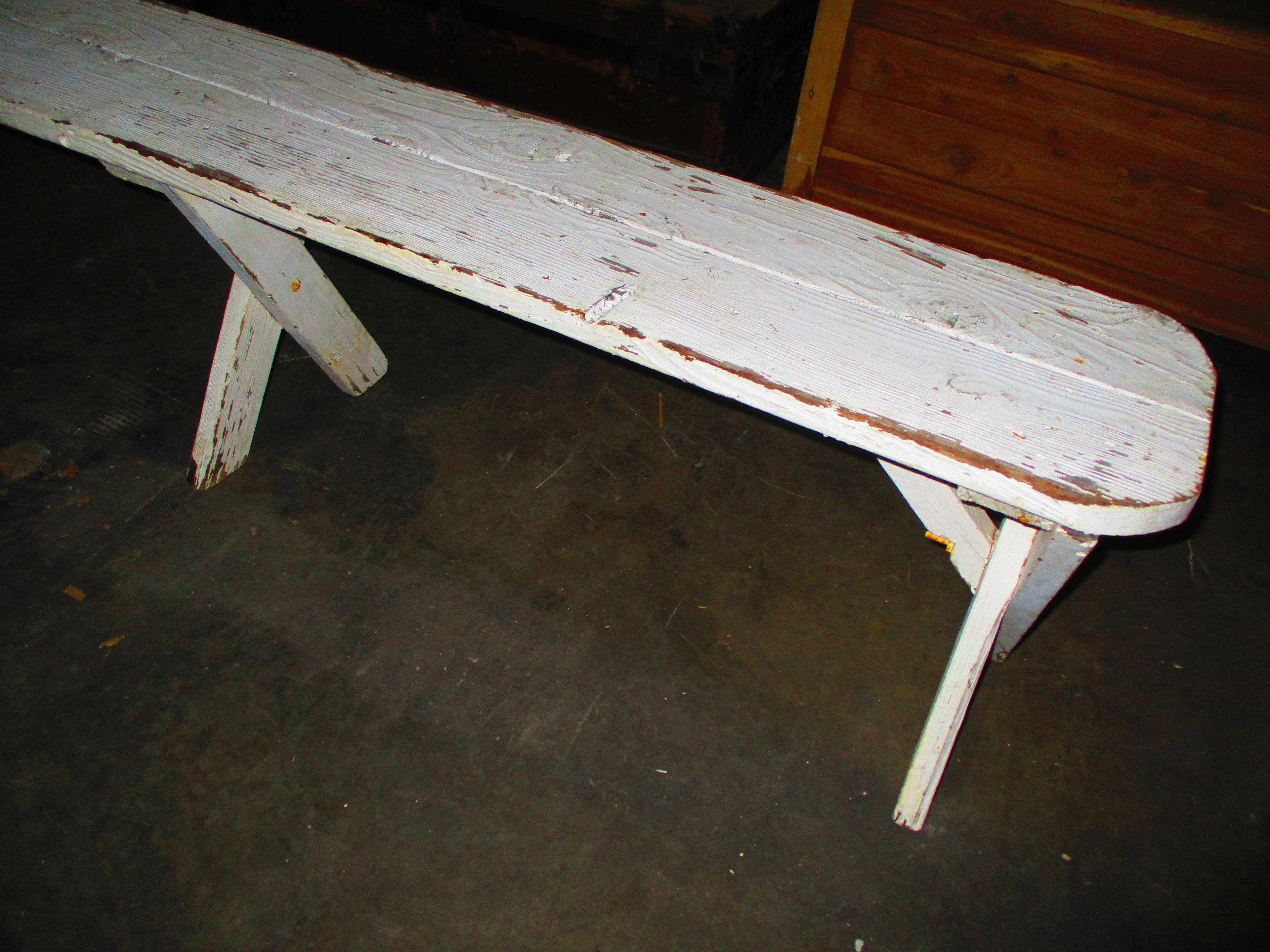 Rustic Wood Bench