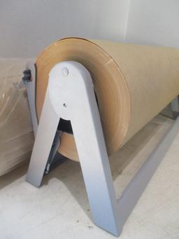 Kraft Paper Stand/Cutter with Paper and Extra Roll
