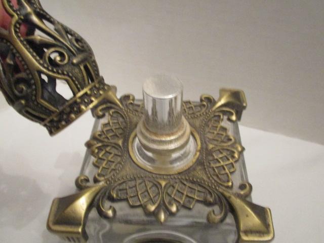 Two Glass and Metal Fragrant diffusers
