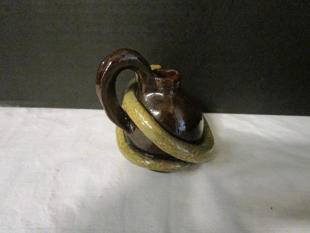 Snake Jug Signed and dated