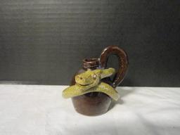 Snake Jug Signed and dated