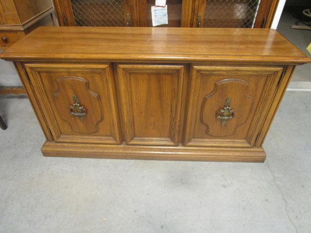 Two Piece Lighted China Cabinet