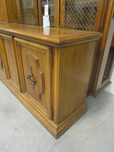 Two Piece Lighted China Cabinet