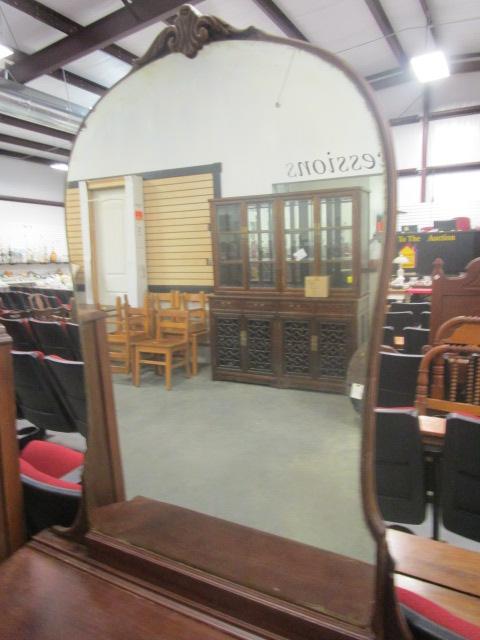 Antique Vanity with Mirror