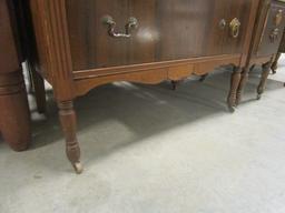 Antique Four Drawer Chest on Casters