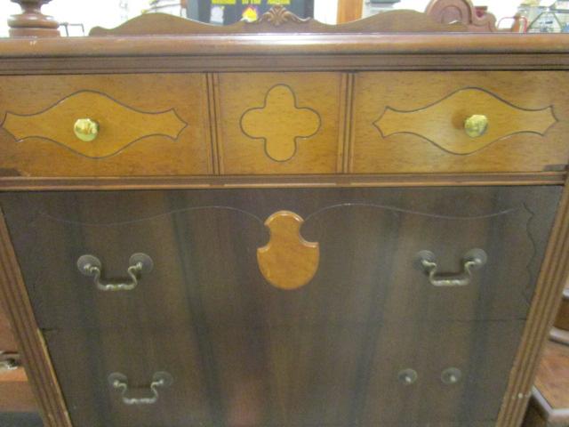 Antique Four Drawer Chest on Casters