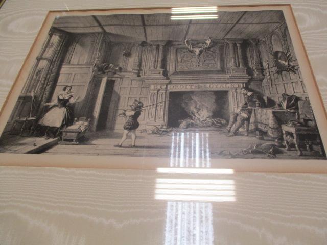 Set of 6 Architectural Print by J. Nash 1842