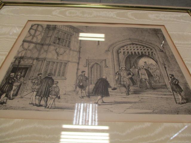 Set of 6 Architectural Print by J. Nash 1842
