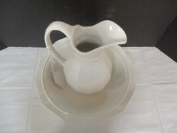 Pfaltzgraff Pitcher and Wash Bowl