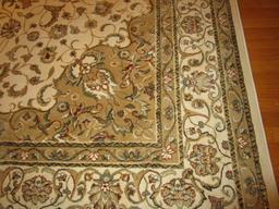 Earth Tone Bazaar Trim Area Rug