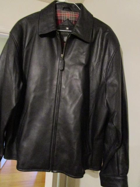 Consensus Outerwear Black Leather Men's Jacket