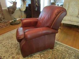 Leather La-Z-Boy Recliner with Nail Head Accents
