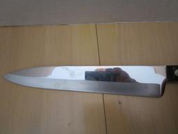 Cutco No. 1722 Butcher Knife and No. 1725 French Chef Knife