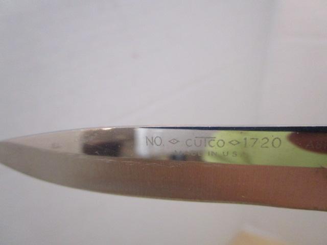 Cutco No. 1720 Paring Knife, No. 1721 Trimmer Knife and No. 1729 Petite Carver