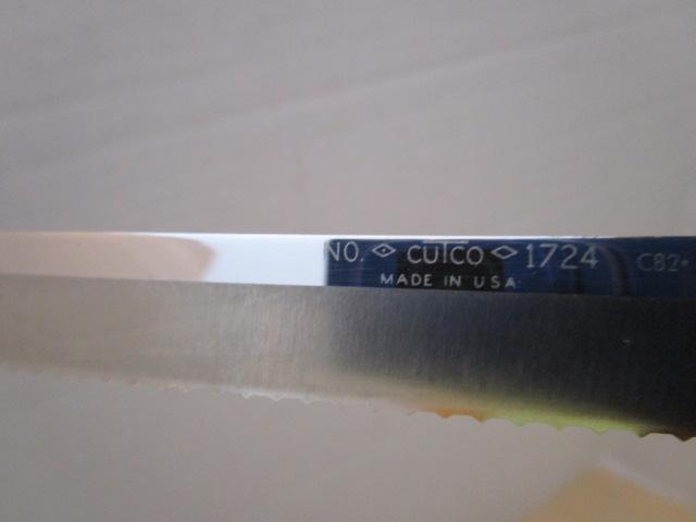 Cutco No. 1768 Spatula Spreader Knife, No. 1726 Turning Fork and No. 1724 Slicer Knife