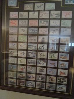 Framed "65th Anniversary Federal Duck Stamps" Print