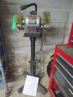 Craftsman 6" Bench Grinder on Adjustable Stand