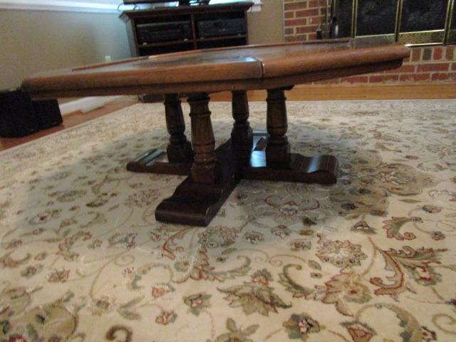 Octagonal Wood Coffee Table