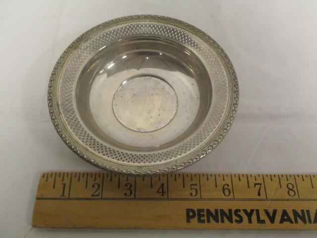 Fisher Sterling Silver Lattice Edge Bowl