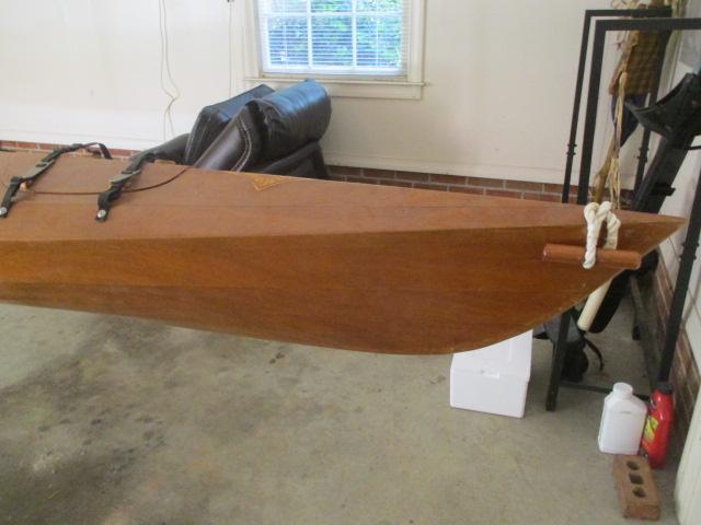 2 Person Custom Built Wood 20' Kayak with Sealine Smart Track Control System