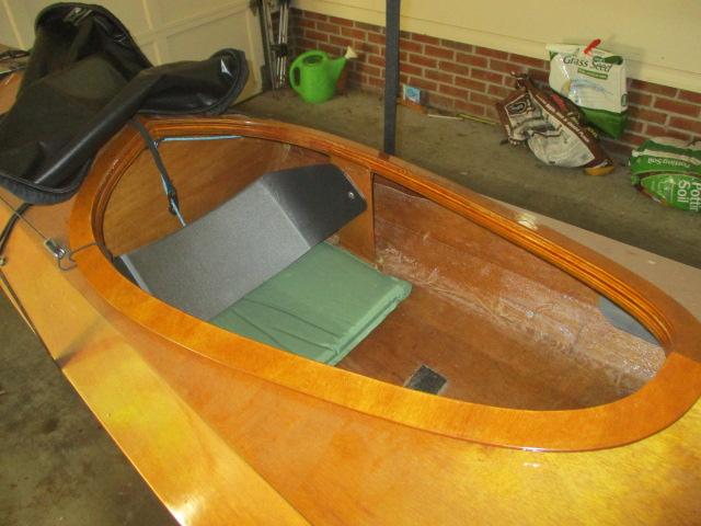 2 Person Custom Built Wood 20' Kayak with Sealine Smart Track Control System