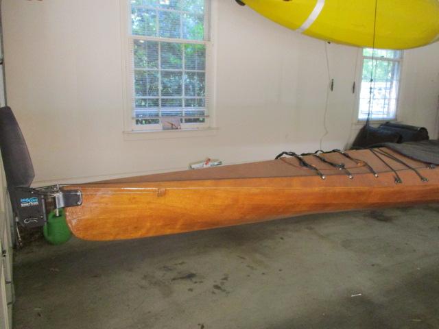 2 Person Custom Built Wood 20' Kayak with Sealine Smart Track Control System