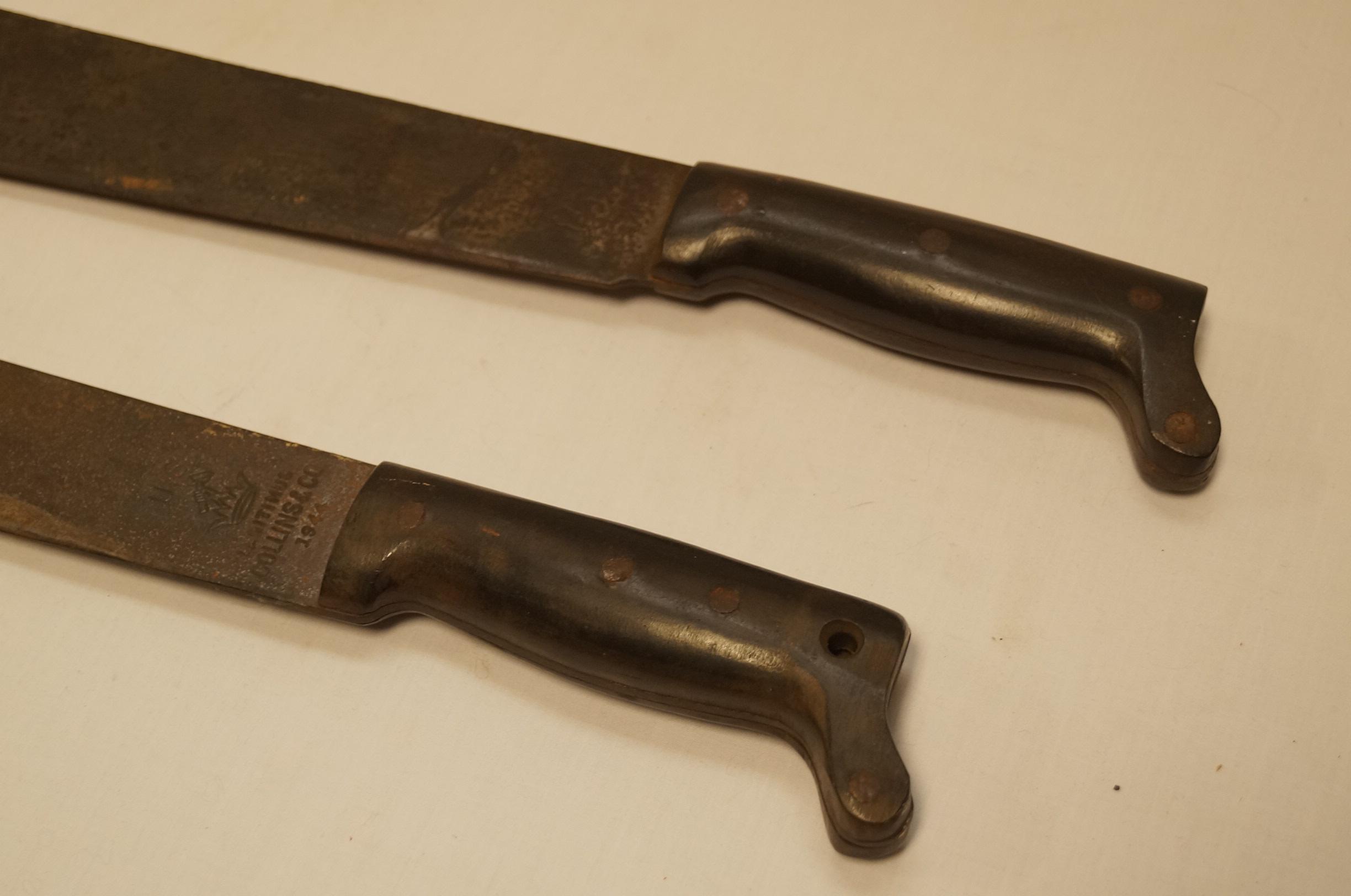 Pair of 1944 Dated US USN Machetes