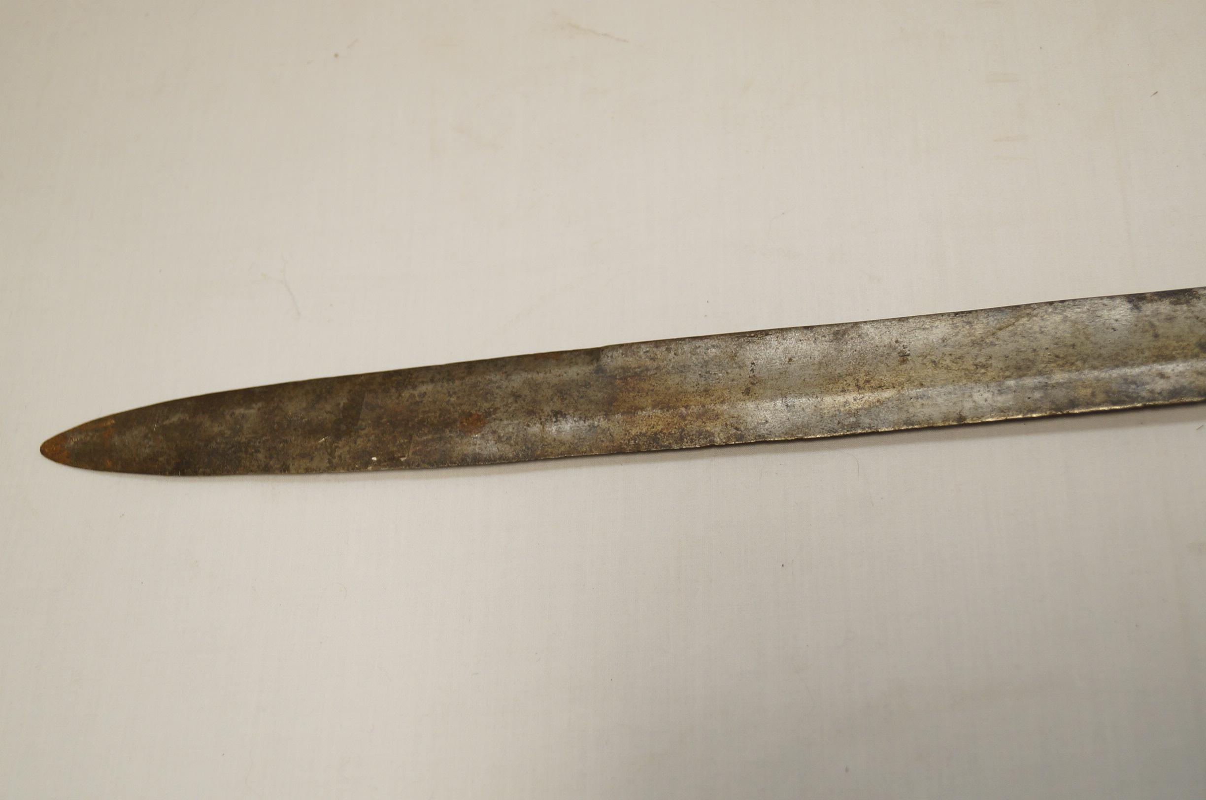 Rare 19th Century Indian Made Baker Rifle Sword Bayonet