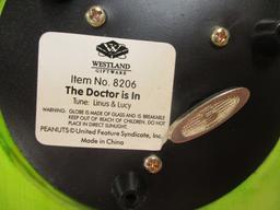 Westland Giftware Peanuts Musical Snow Globe "The Doctor is In"