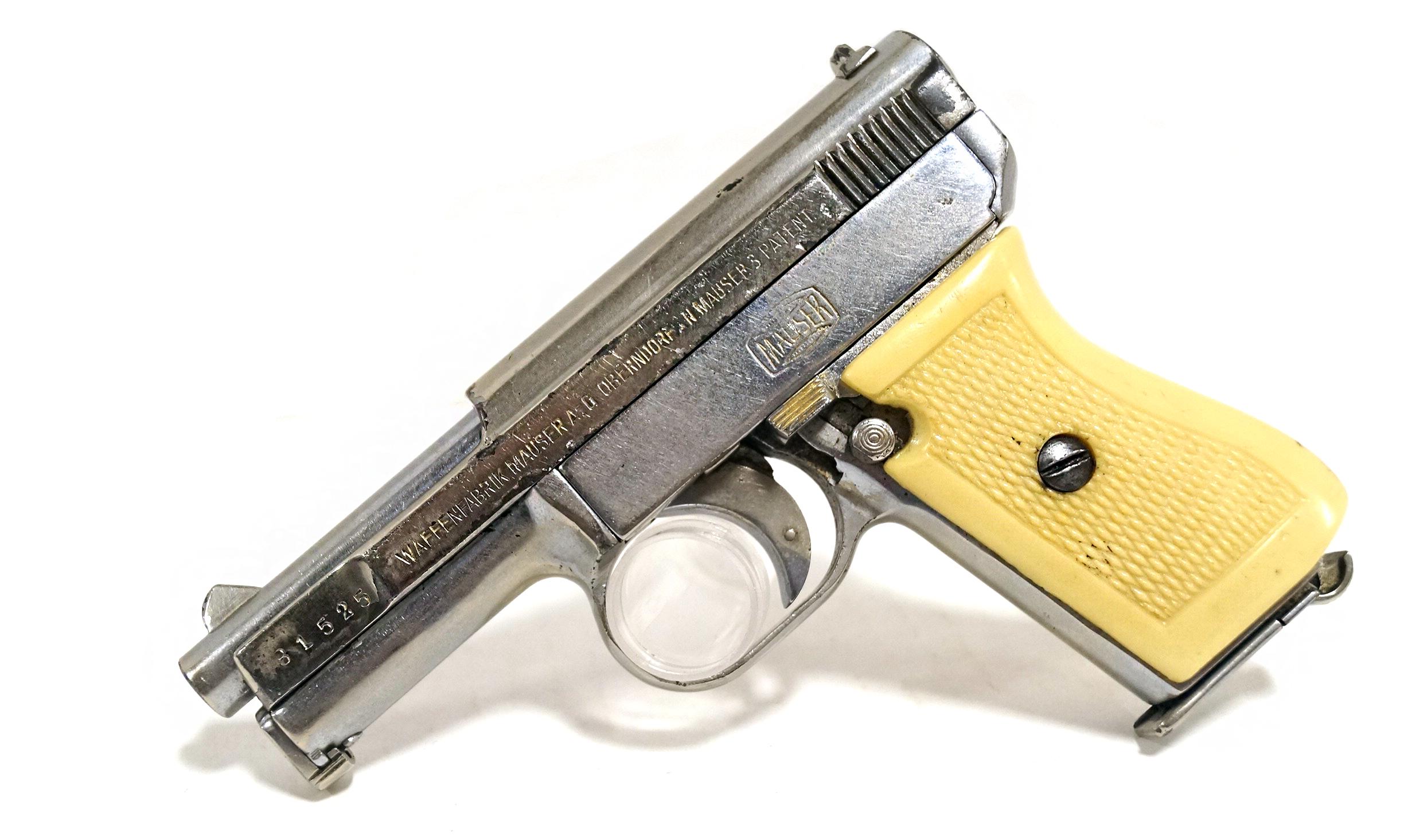 Mauser 1910/14 .25 ACP Nickel Plated Pistol