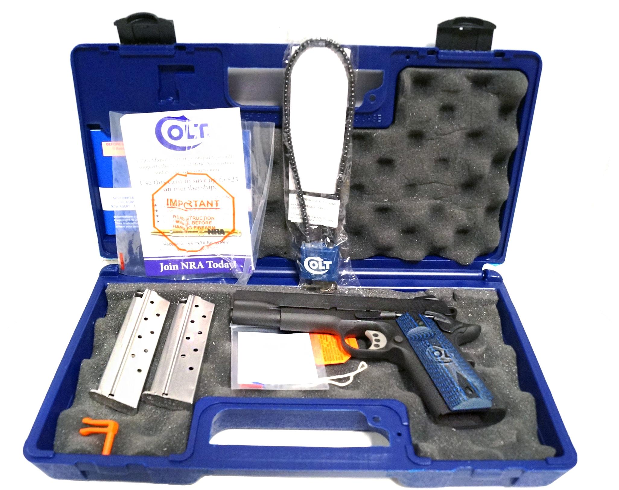 LNIB Colt Government Model Competition Series 9mm Pistol w/ National Match Barrel & Fiber Optc Sight