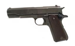 WWII Remington Rand Model 1911 A1 US Army .45 ACP Pistol Full Rig w/ Magazine Pouch & Holster