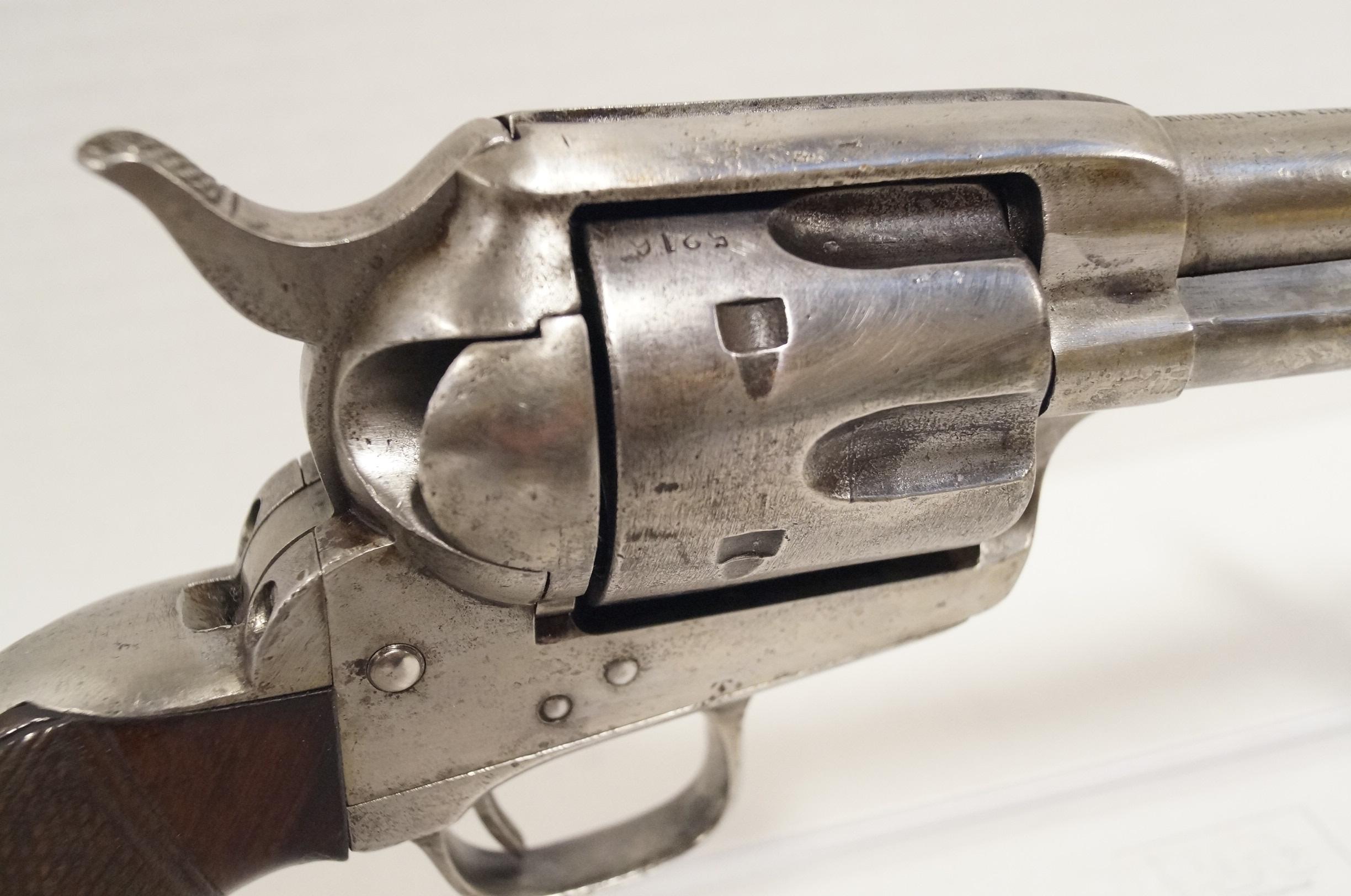 Extremely Rare Antique Colt London Agency SAA Single Action Army Revolver in .450 Boxer