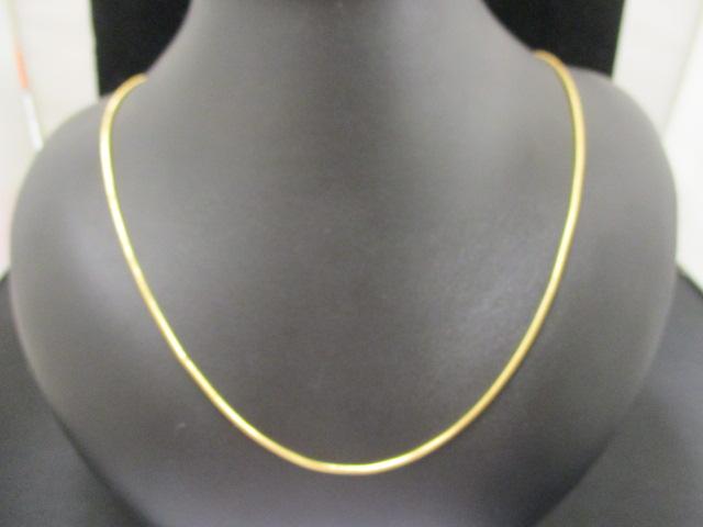 18K Gold 22" Snake Chain