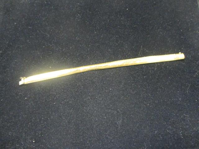 14k Gold 7 1/4" Aurafin Omega Bracelet