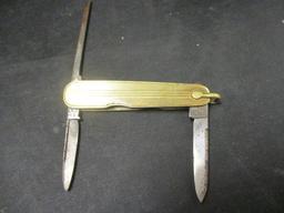 14k Gold Pocketknife- Engraved RCG