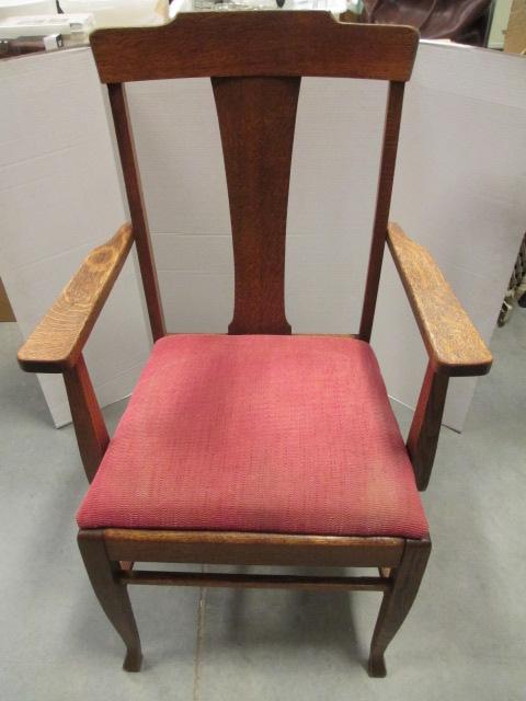 Vintage Oak Arm Chair