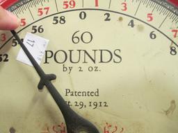 60 Lb. American Family Hanging Scale