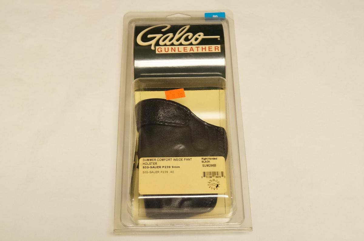 NIB Galco Gunleather - SUM296B - Summer Comfort Inside Pant Holster - Sig Sauer P239 9/40