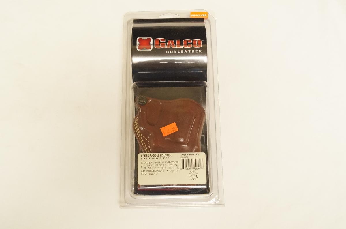 NIB Galco Gunleather - SPD158 - Speed Paddle Holster - Revolver